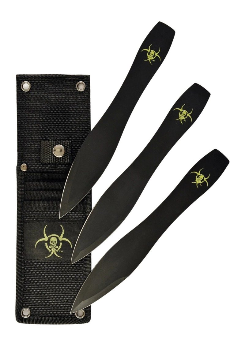 RUKO TK06A3B 420A Steel 9 In Fixed-Blade Double-Edge Throwing Knife