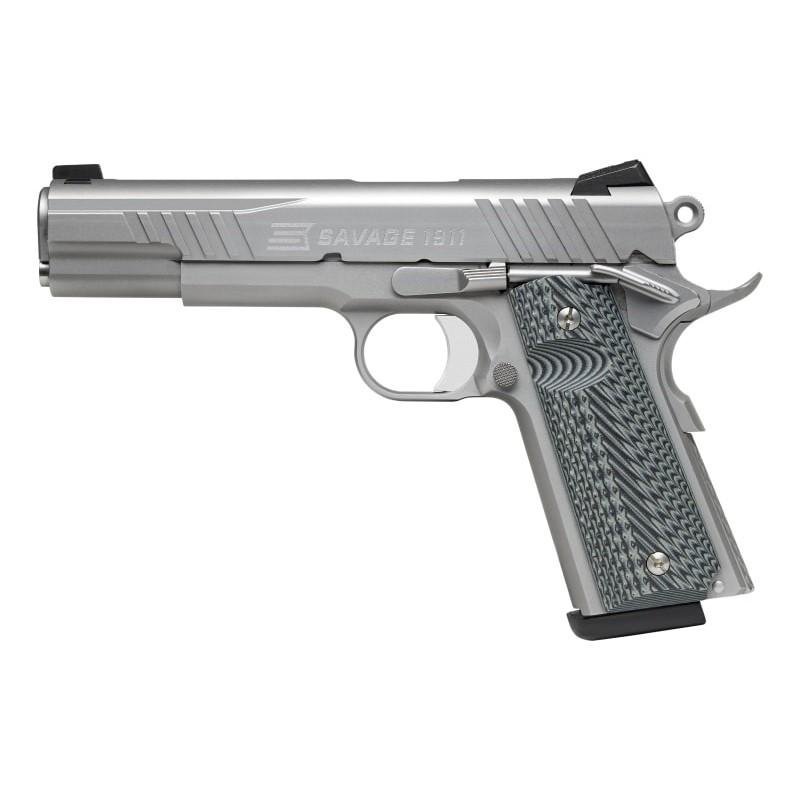 Savage 1911 45 ACP Stainless Night Sights Pistol