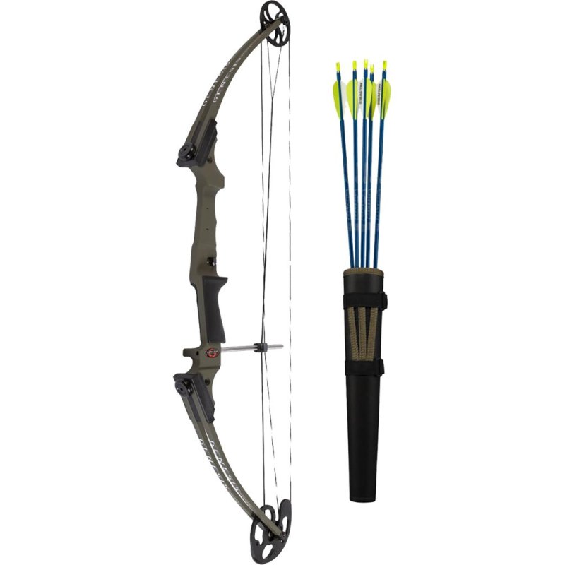 Genesis 12296 Ambush RH Bow Set, 10-20 lb Draw, 15-30" Length, 3.5 lb