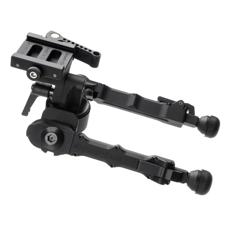 Accu-Tac PC-4 Arca Spec Rail Quick Detach QD Bipod Black PCASQD-0400