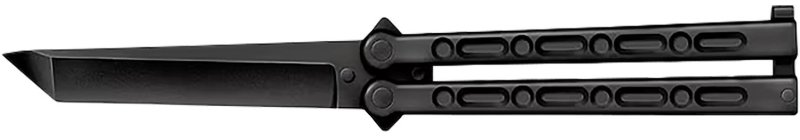 Cold Steel CS92EAB FGX Balisong 5" Tanto Griv-Ex Blade/Handle Black