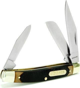 Old Timer 34OT Middleman 3-Blade 3 5/16 In Stainless Sawcut