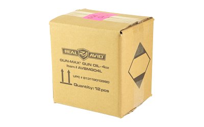 Real Avid Gun Max Oil 4oz Squeeze Bottle 12-Pack Precision Nozzle
