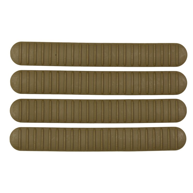 B5 Systems RCM-1258 M-LOK Rail Cover Coyote Brown 4-Pack