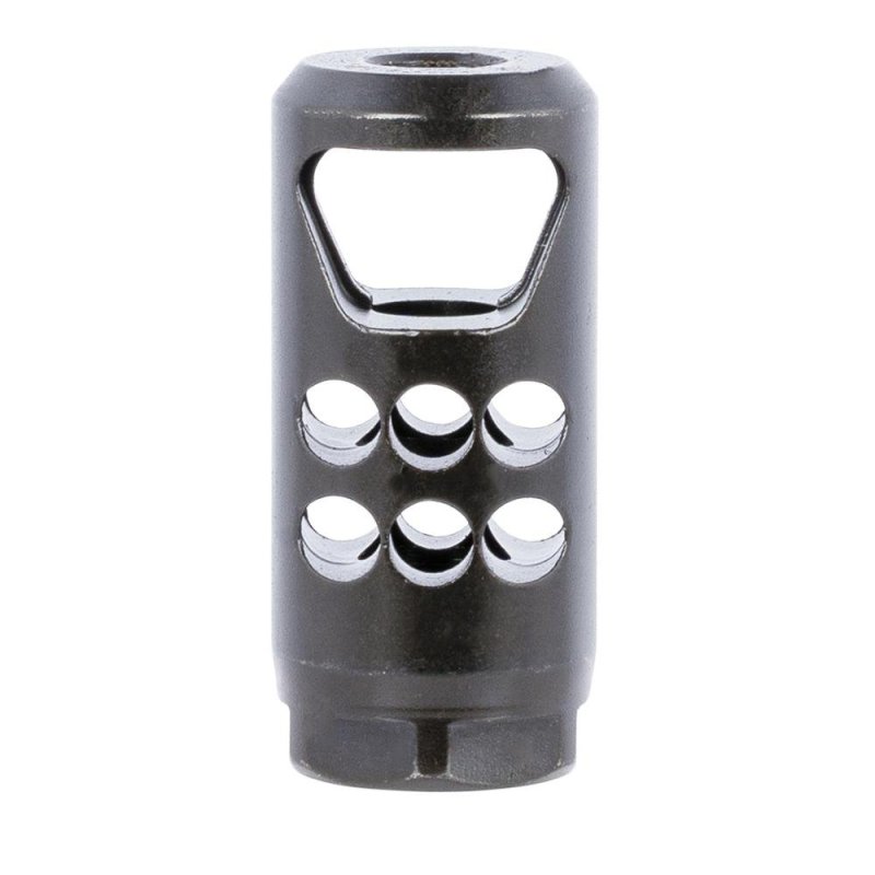 Ruger 90698 Hybrid Muzzle Brake .35 Cal 1/2"-28 TPI Matte Black Steel