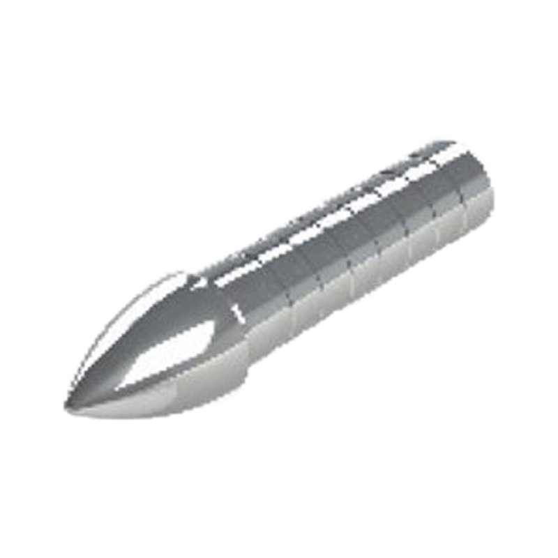 Gold Tip GLU2463512 Glue-In .246 35gr 12-Pack Stainless Steel