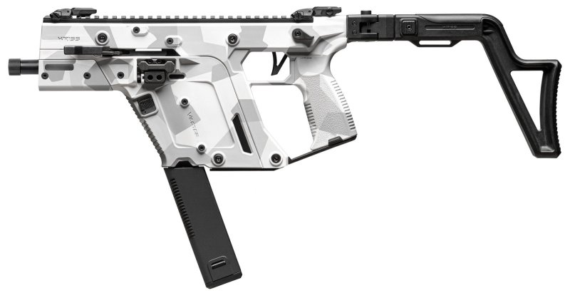 Kriss USA KV45-3SAD00 Vector SBR G3 45 ACP 5.5" Arctic Delta Camo NFA - Short Barrel Rifle