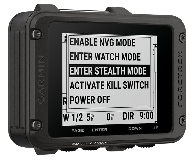 Garmin 0100275900 Fortex 801 GPS Black Monochrome MIP Display