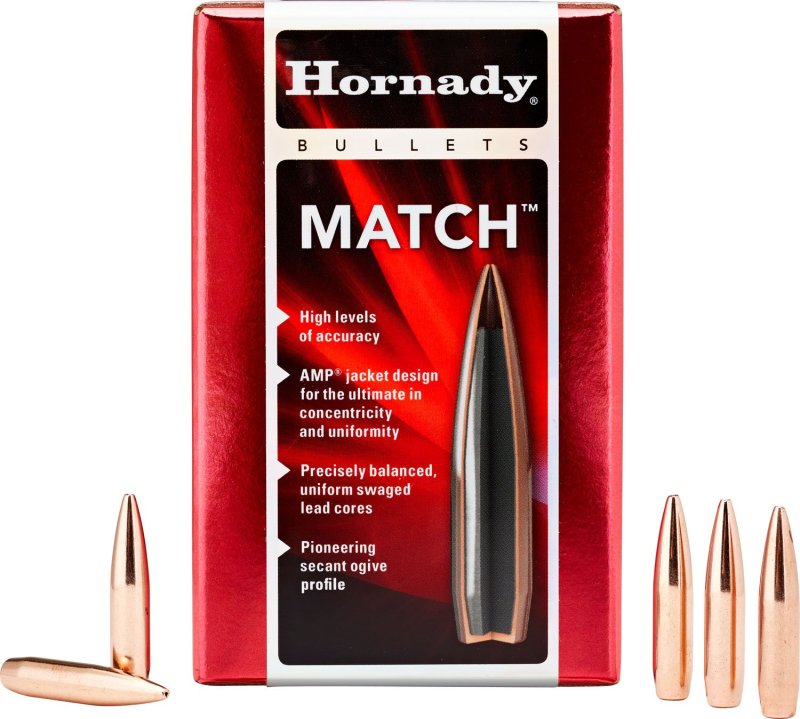 Hornady 30501 .308 168gr BTHP AMP Jacket 100ct