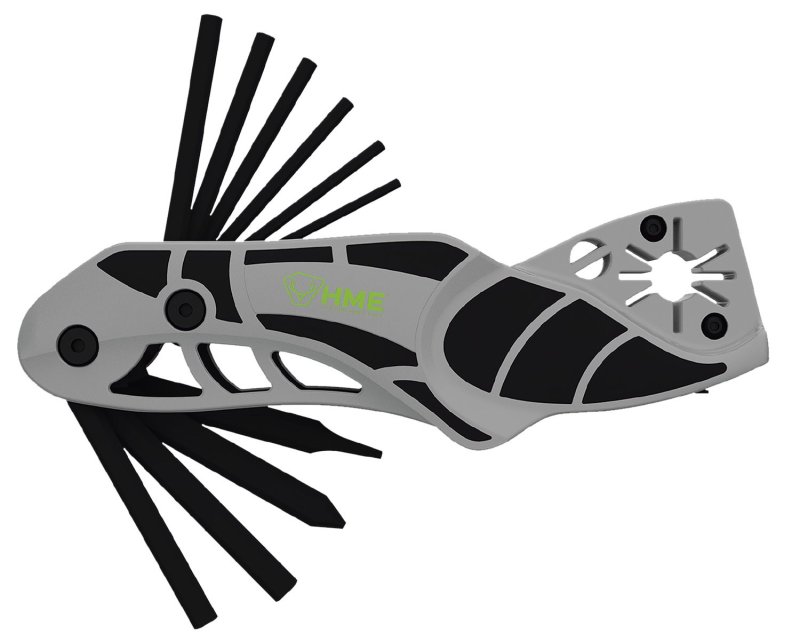 DNZ Products HMEATWRBH 14-In-1 Archery Multi-Tool Black/Gray Metal Folding