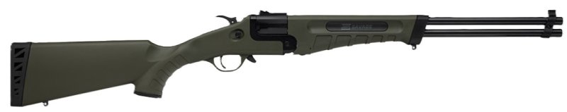 Savage 42 Takedown .22 WMR 20in Single Shot OD Green Over/Under Rifle 23001
