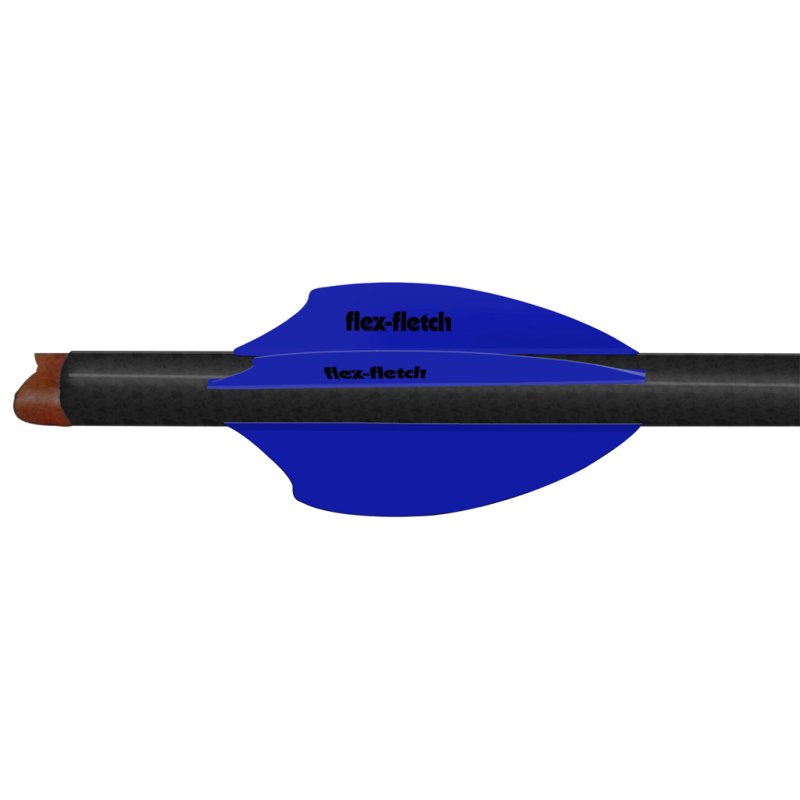 Flex Fletch SK-2-BLU-100 Vanes Blue 2 Inch 100 Pack