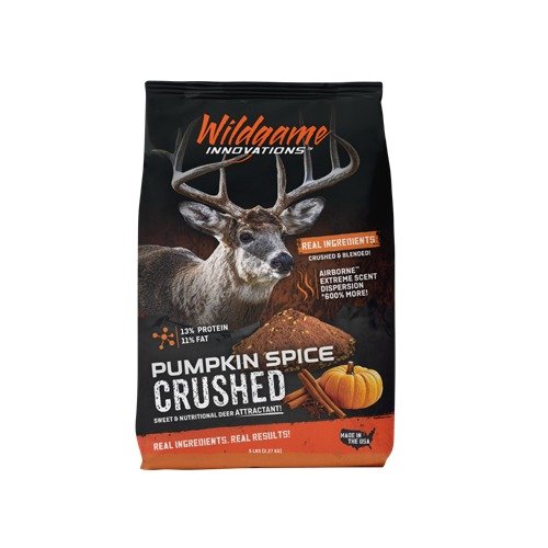 Wildgame Innovation Pumpkin Spiced Crushed 5lb Bag WGI-WLD556