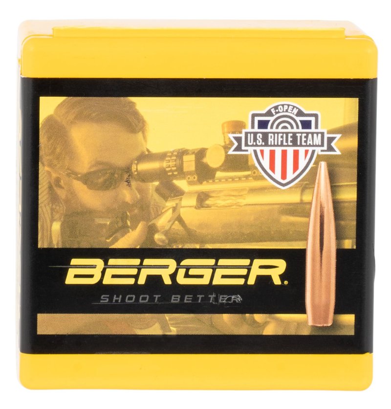 Berger Bullets Target F-Open Hybrid 7mm .284 184 Grain 100 Box