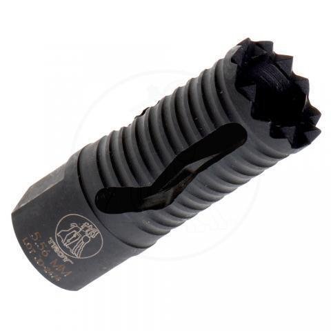 Troy SSUP-MED-05BT-00 AR-15 Medieval Flash Suppressor 5.56 Steel Black