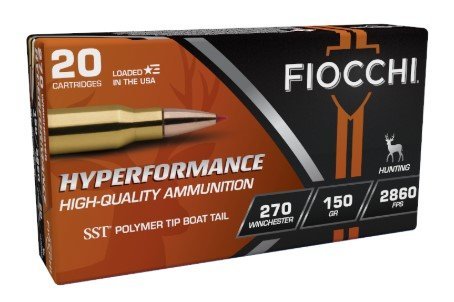 Fiocchi 270HSB Hyperformance 270Win 150gr SST 20-Round Box