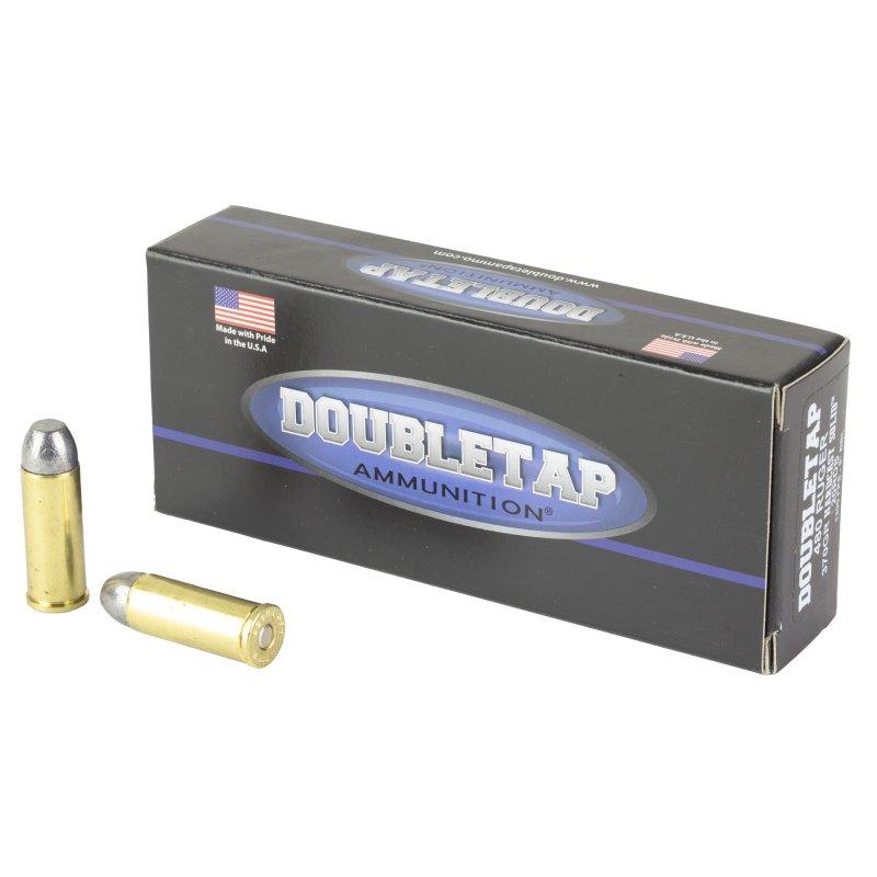 DoubleTap Ammunition 480R370H2 480 Ruger 370gr Hardcast Solid 20/Box