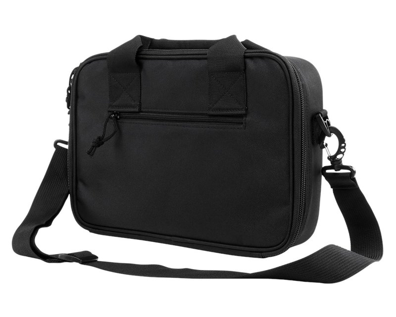 NcStar CPDX2971B VISM Double Pistol Range Bag Black 13"x10"x3.25"