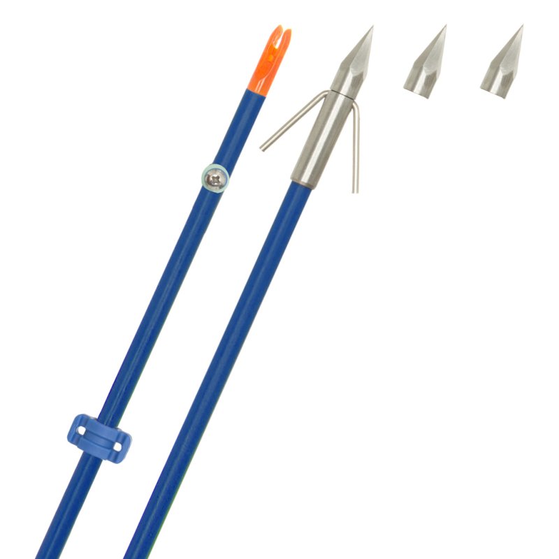 Fin-Finder Raider Pro Bowfishing Arrow Blue Bighead Point