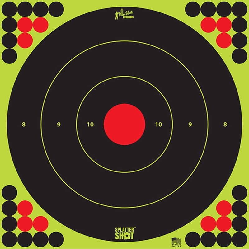 Pro-Shot Products SplatterShot Long Range 17.25 In Bullseye Targets 5 Pack