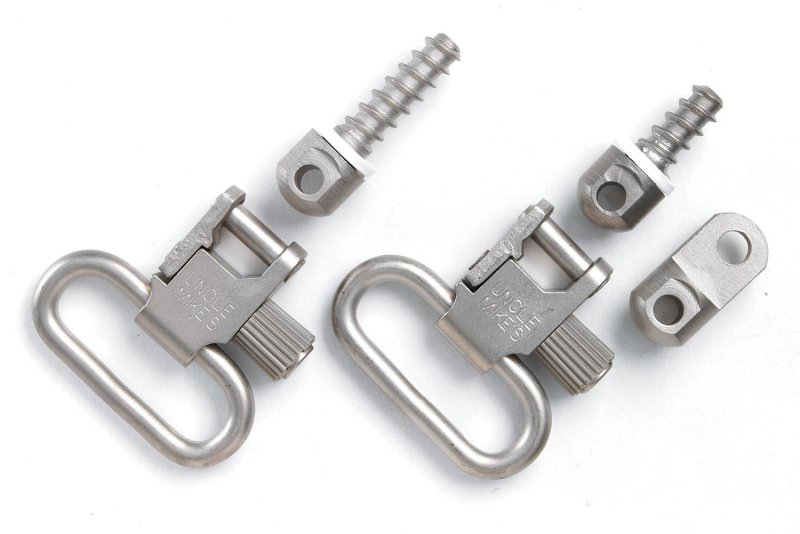 Uncle Mike's 14622 Super Swivel Quick Detach 115 RUG Nickel 1" Loop...