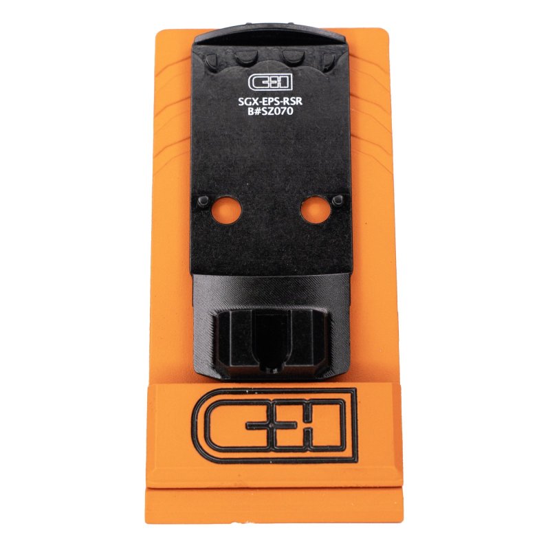C&H Precision SGX-EPS Optic Mount Plate for Sig P320 X-FIVE/M17/M18 Black