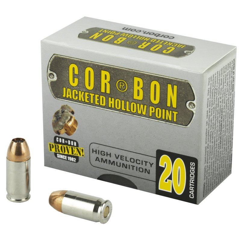 Cor-Bon SD3809020 .380 ACP 90gr JHP 1050fps 20rd Box