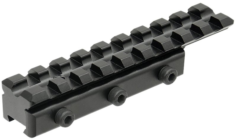 UTG Leapers MNTPMTOWLA Picatinny Adapter 3.94 In Matte Black Aluminum