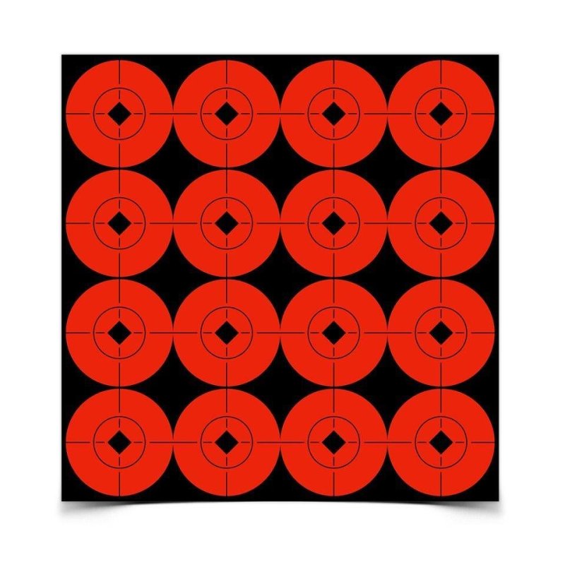 Birchwood Casey BC-33904 Self-Adhesive Targets 1.5 in Red 160 Pack