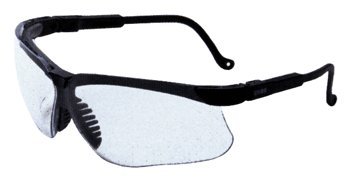 Howard Leight Uvex Genesis Shooting Glasses Black with Clear Lens