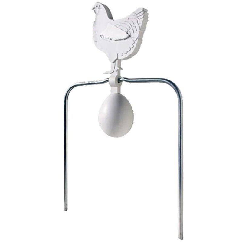 Do All Outdoors ISCE Impact Seal Chicken & Egg Spinning Target 18.5" White