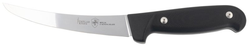 Templar K6BBK362 6 In Boning Knife RWL34 Damasteel Black G10