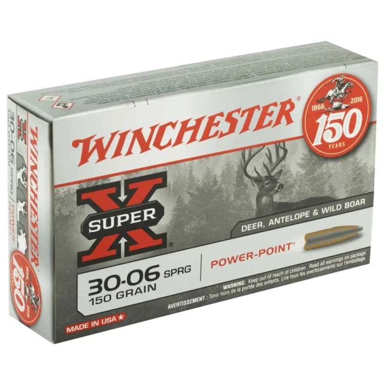 Winchester X30061 30-06 Springfield 150 Grain Power Point 20 Rounds