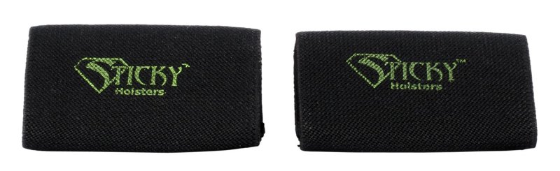 Sticky Holsters BSX2 Belt Slider Black Elastic 2-Pack for Magazines