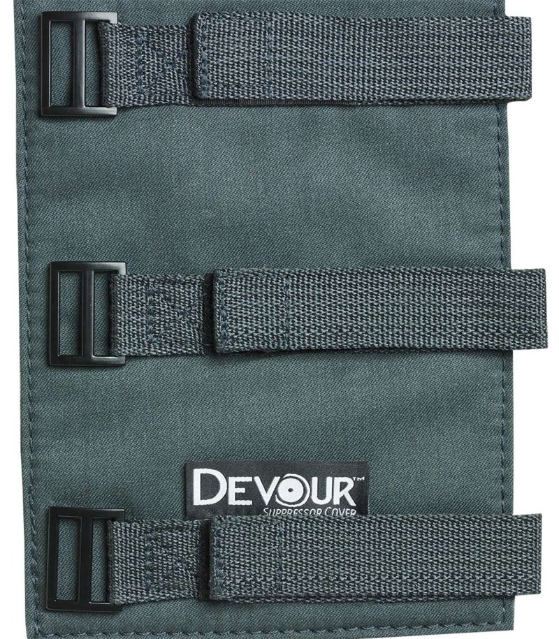 Banish 6202 Devour 9" Gray Suppressor Cover, Heat-Resistant, Non-Slip Design