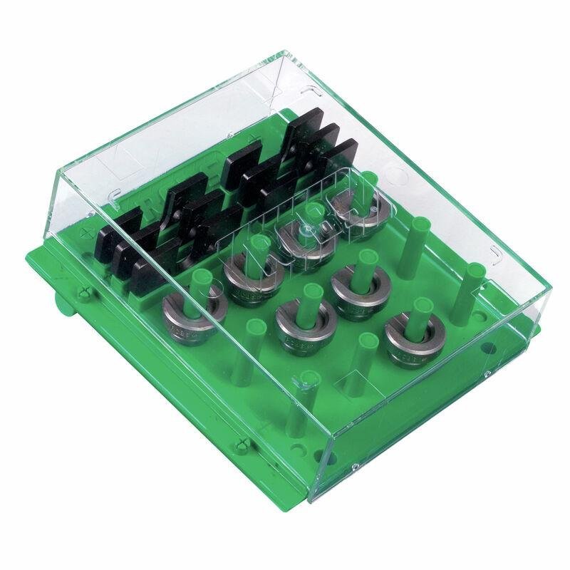 RCBS Shell Holder Rack 12 Pegs Polymer Green With Clear Lid