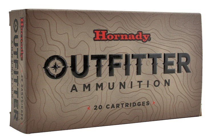Hornady 80713 Outfitter Hunting 7mm PRC 160 gr CX Ammo, Watertight Nickel-Plated Case, 20/10 Cs