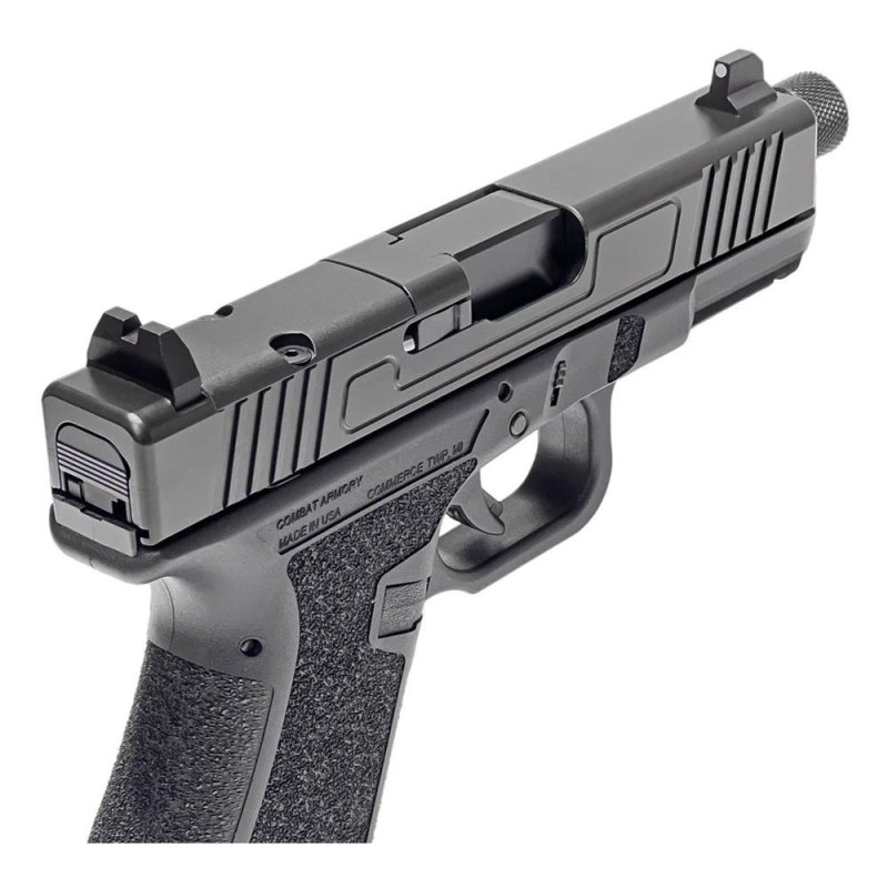 Combat Armory CA19 9mm 4.49In 10rd Black Threaded Barrel