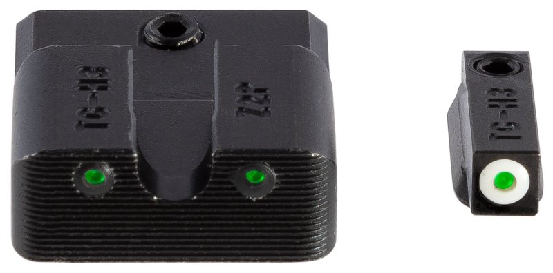 TRUGLO TG231MP3W CNC Steel Tritium Night Sights Black
