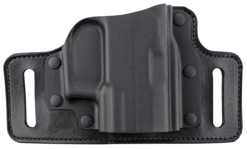 Galco TacSlide TS820B OWB Black Leather Kydex Belt Holster Right Hand