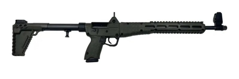 Kel-Tec SUB2K9MPBGRN 9mm 16.25In 10rd Green Foldable Semi-Auto