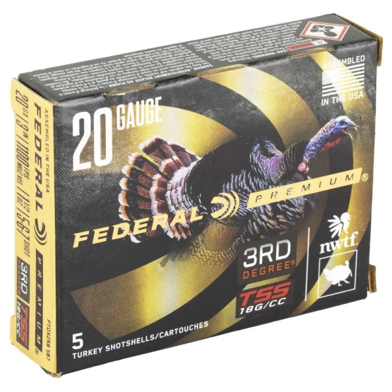 Federal Premium 3rd Degree 20 Gauge 3 In 1 7/16 oz Shot PTDX258567