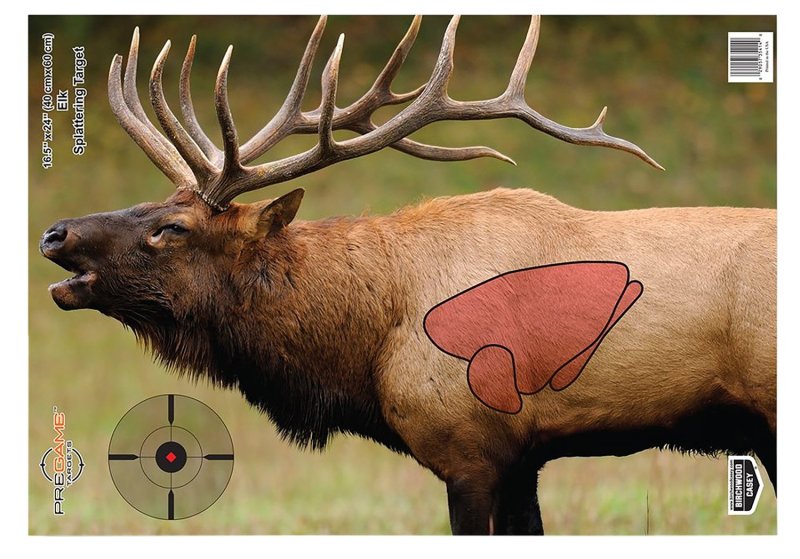 Birchwood Casey Pregame Elk Target 16.5" x 24" 3 Pack 35404