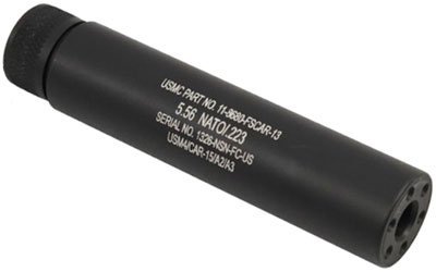 Guntec USA 1326 AR-15 Reverse Thread Fake Suppressor .223 Cal Black