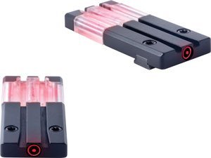 Meprolight ML63101R Fiber Tritium Red Circle Dot Rear Sight for Glock
