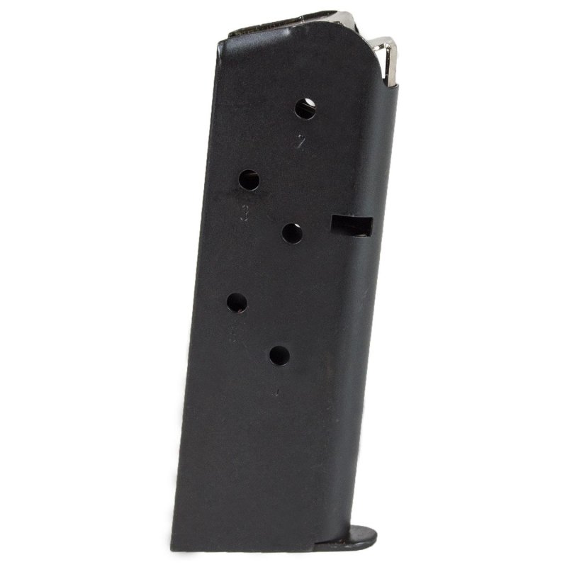 Magnum Research MAG1911456 1911 U 6rd .45 ACP Steel Magazine Black