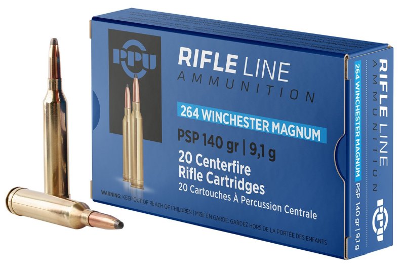 Prvi Partizan PP264 .264 Win Mag 140gr PSP Ammo 20 Rounds