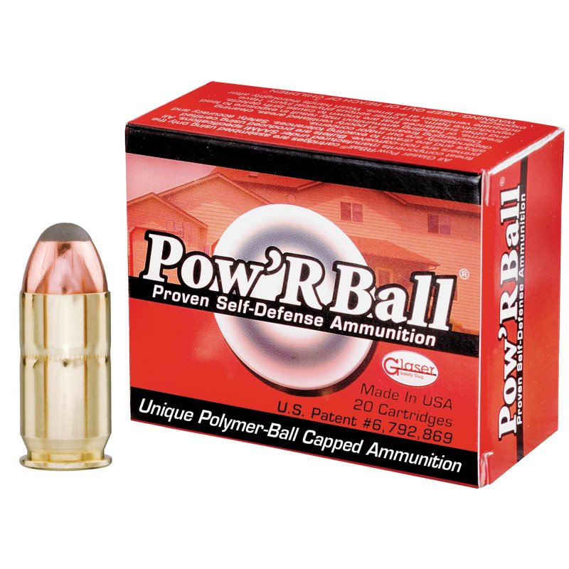 Corbon PB4516520 .45 ACP 165gr JHP 1225fps Pow'RBall 20rd Box