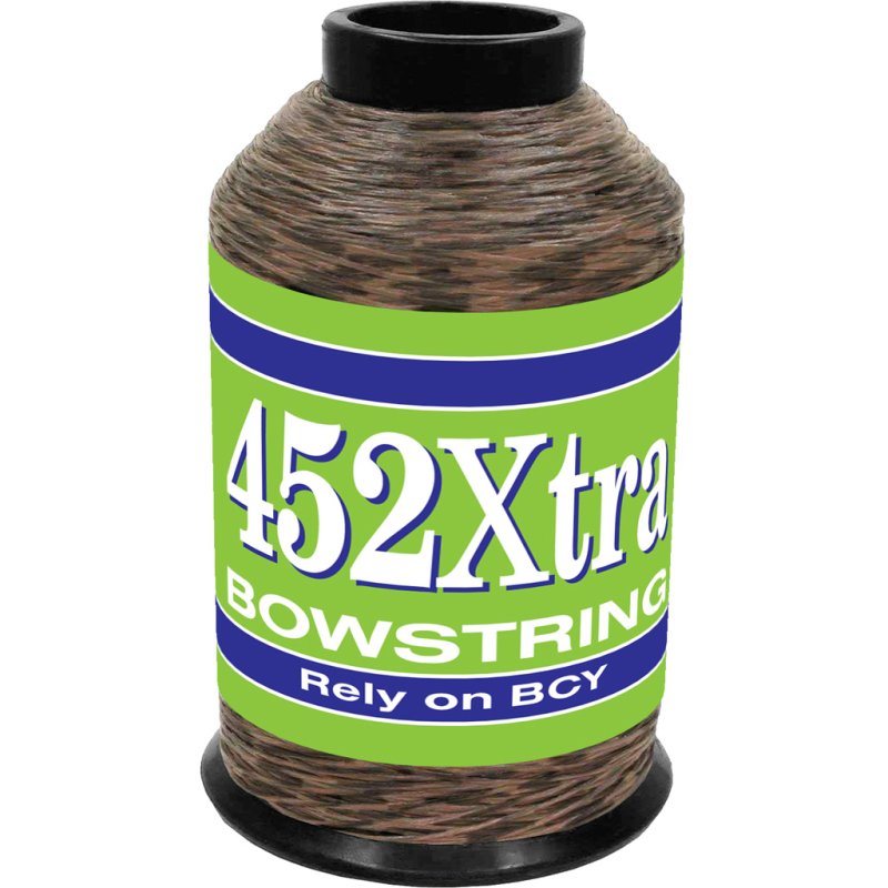 BCY 452Xtra Bowstring Tan/Black 1/4 lb 67% Dyneema 33% Vectran