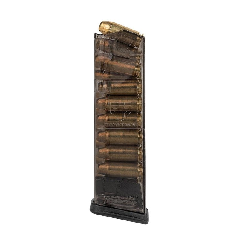 Elite Tactical Systems Pistol Magazine .40 S&W 16 Rounds Carbon Smoke